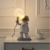 Astronaut lunar exploration desk lamp, bedroom bedside desk decoration, 3D lunar decorative lamp, modern aerospace astronaut lighting fixtures details Picture